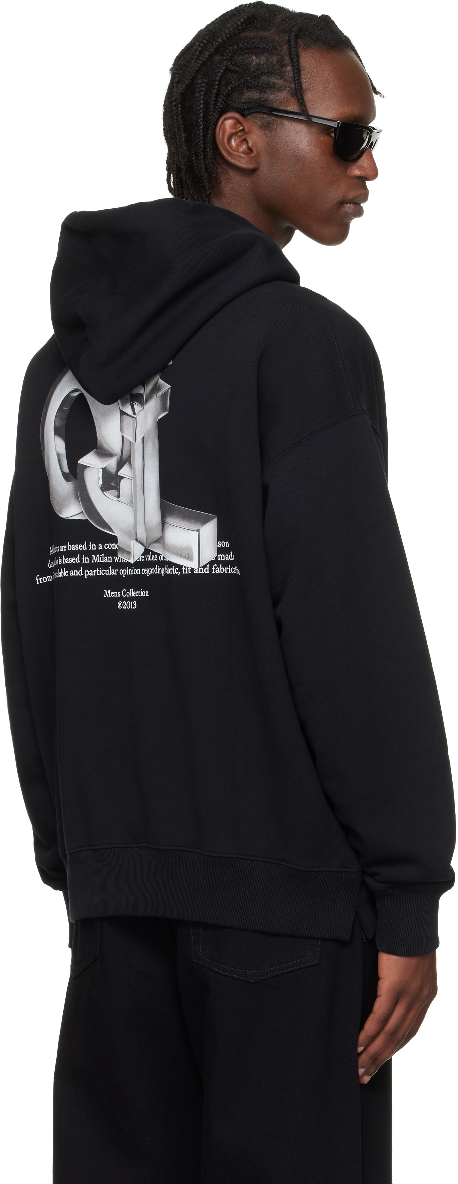 Off-White: ブラック Metal 'OFF' Skate フーディ | SSENSE 日本