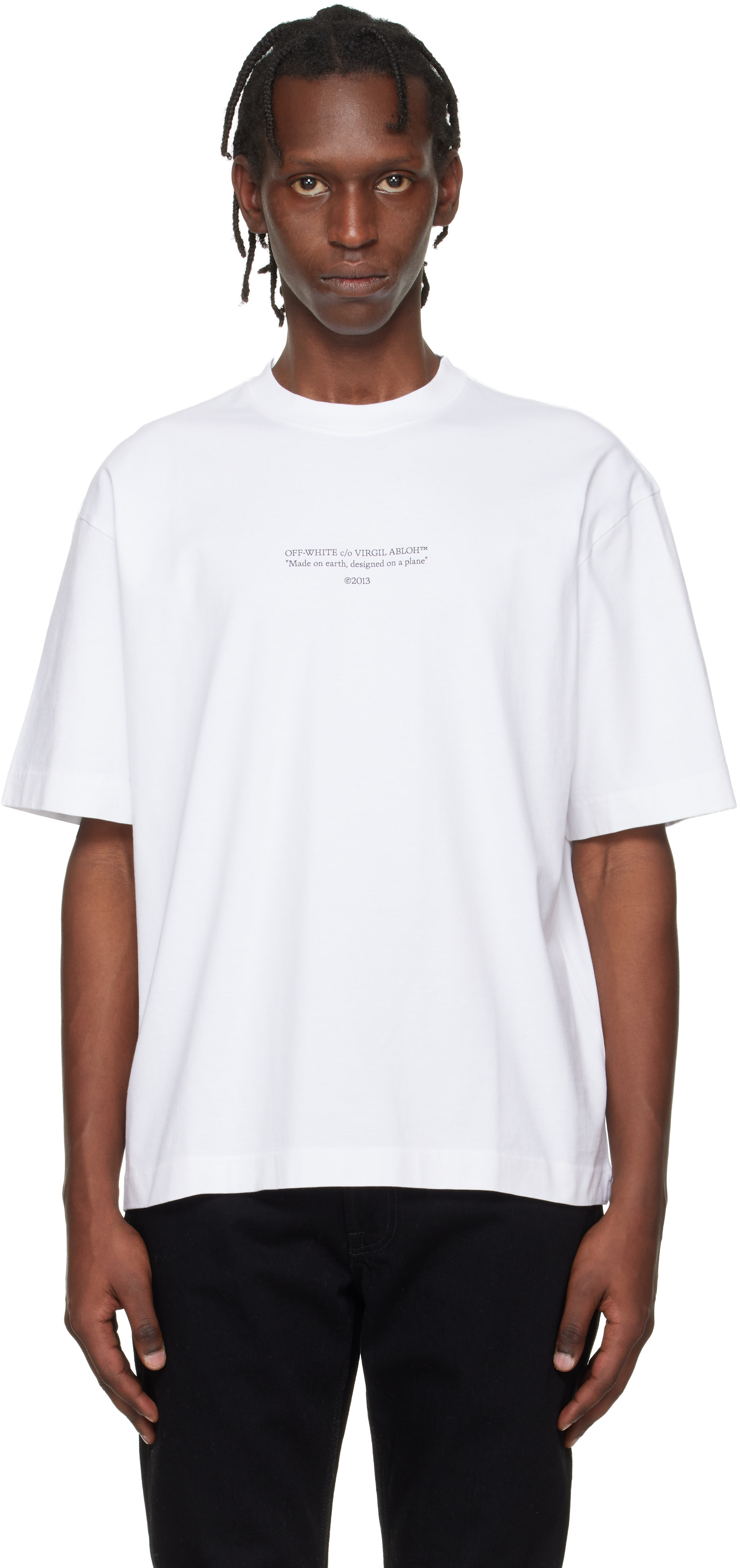 Off-White - White Statement Skate T-shirt