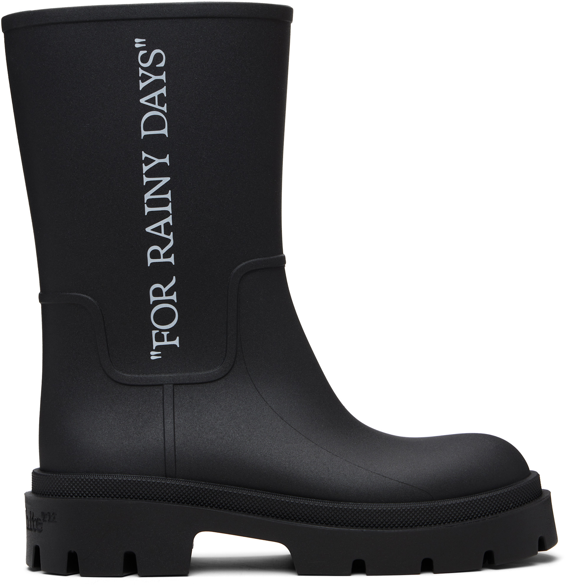 Off-White - ブラック Reboot 'Rainy Days' ブーツ