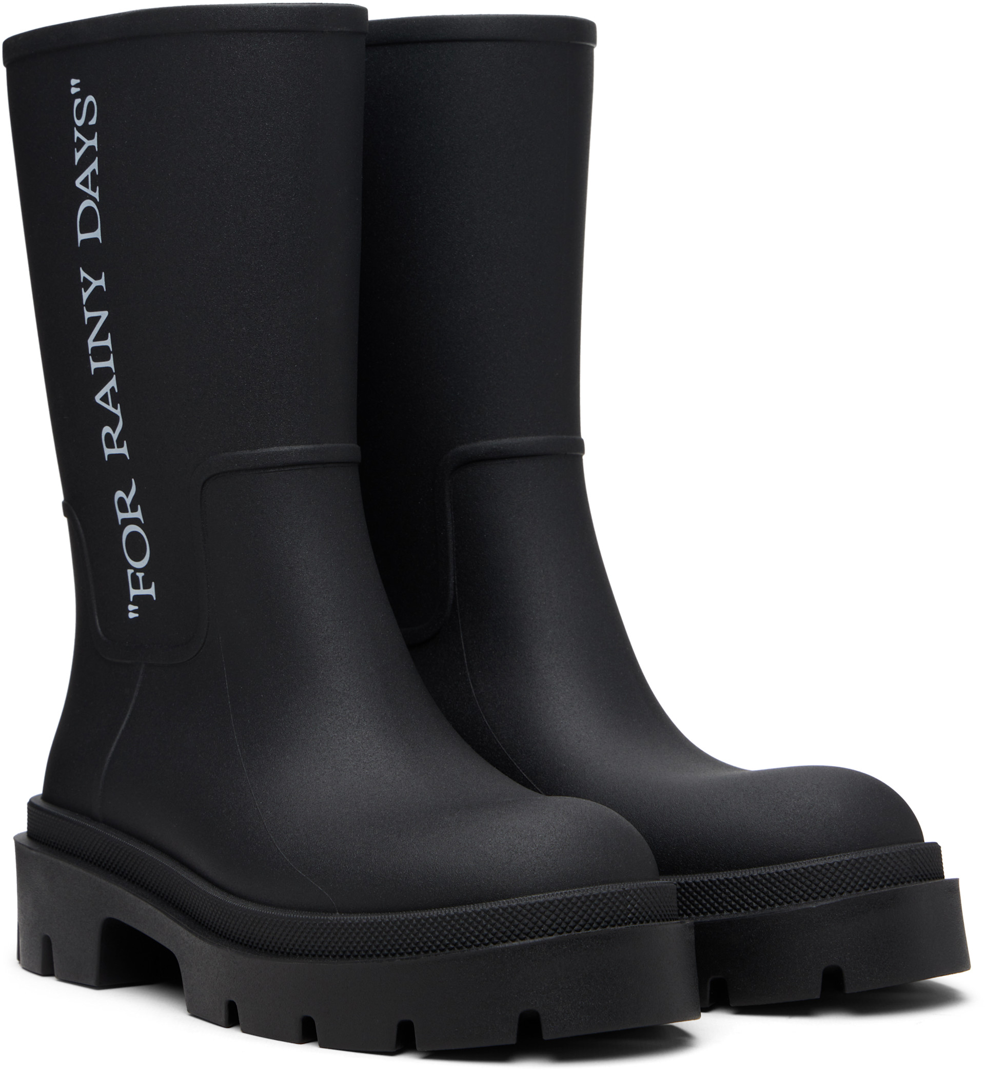 Off-White - ブラック Reboot 'Rainy Days' ブーツ