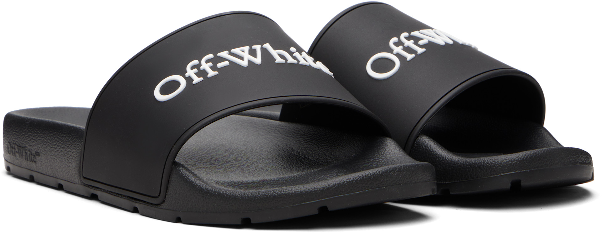 Off-White - Black Bookish Slides