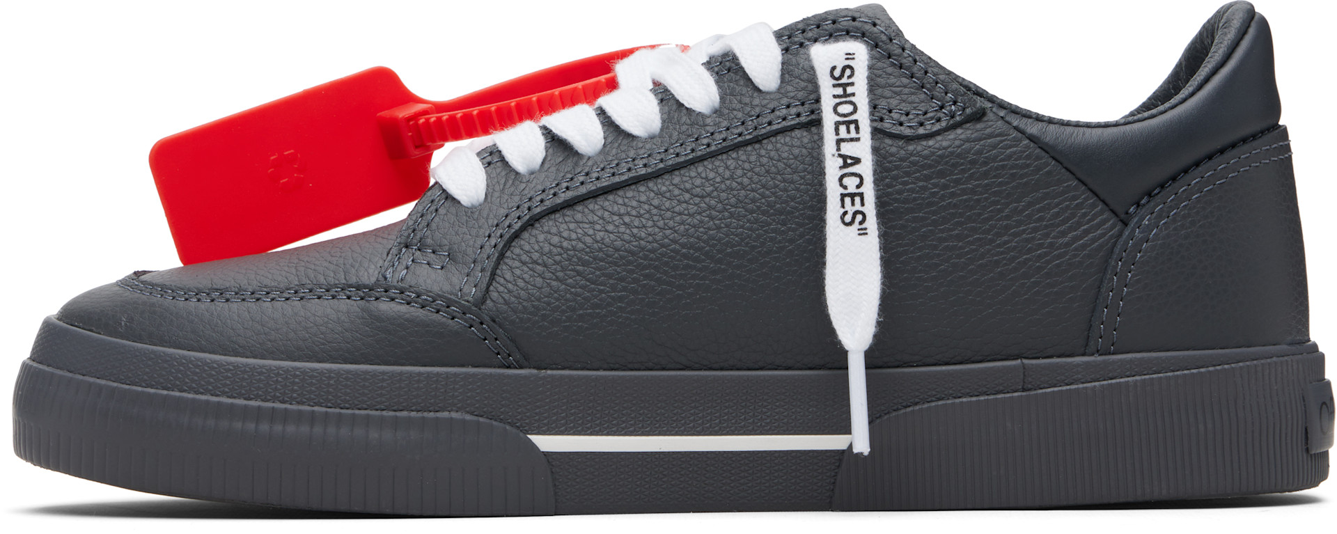 Off-White - Baskets basses vulcanisées grises
