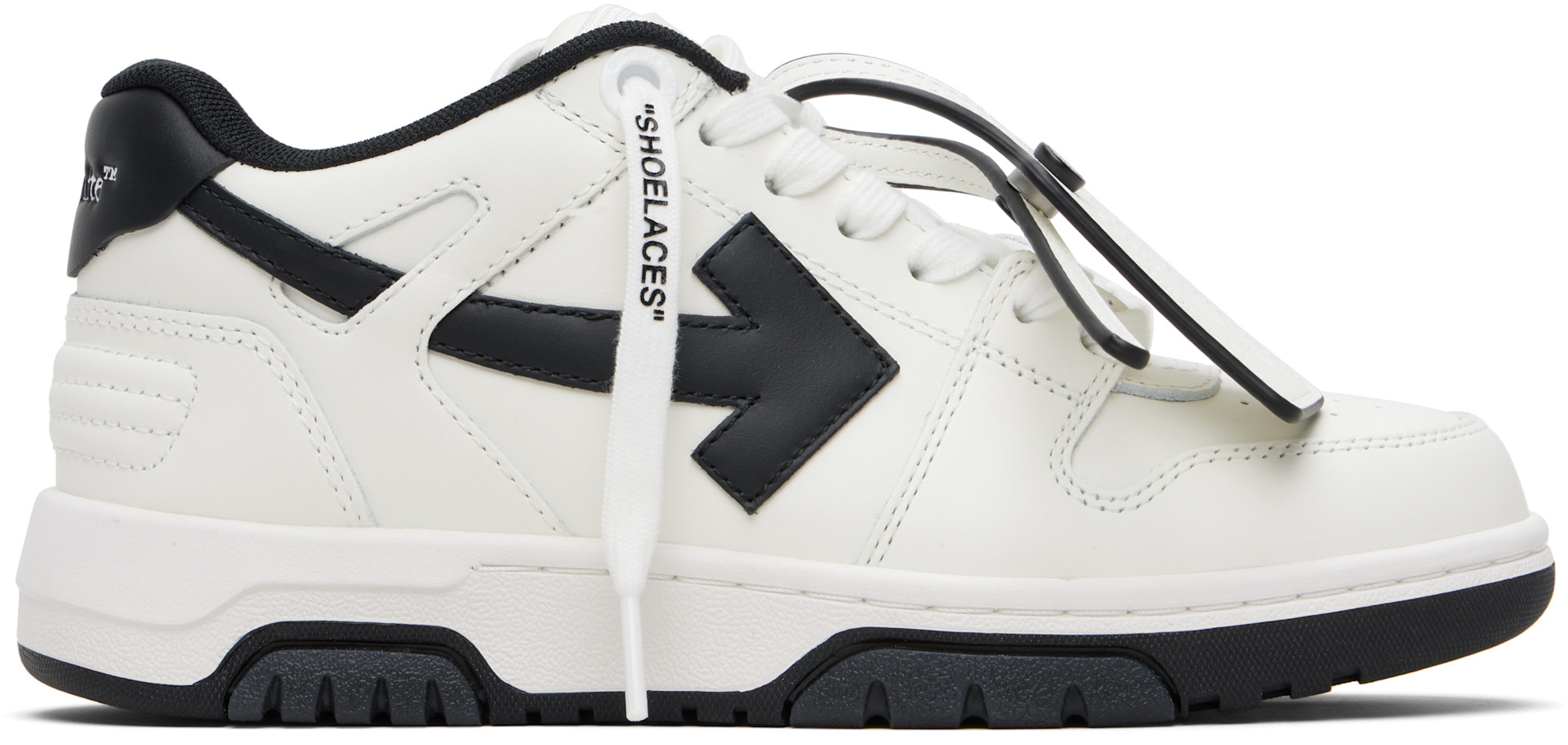 Off-White: ホワイト Out Of Office スニーカー | SSENSE 日本