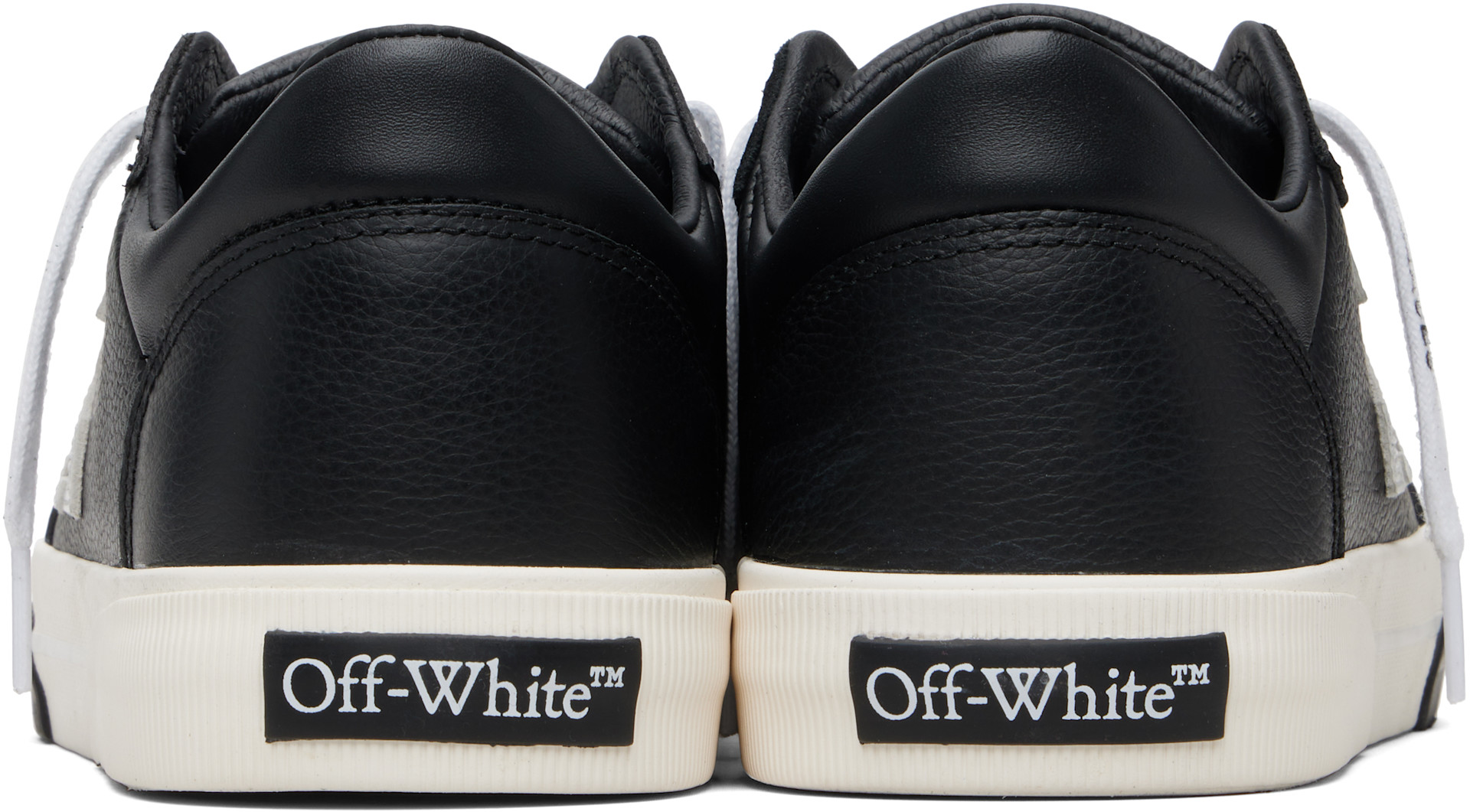 Off-White - Baskets basses vulcanisées noires