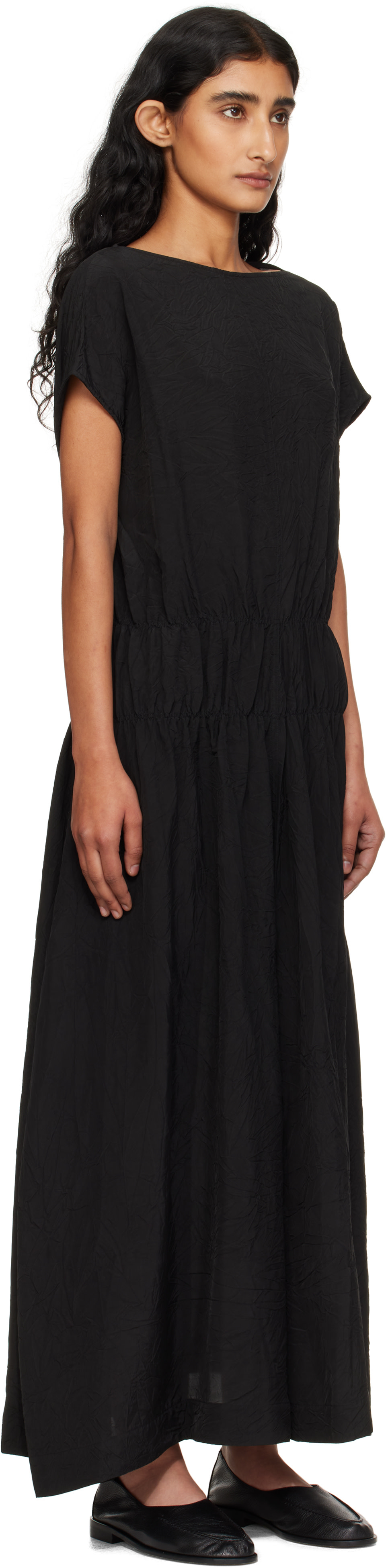 Studio Nicholson - Robe midi Simos noire
