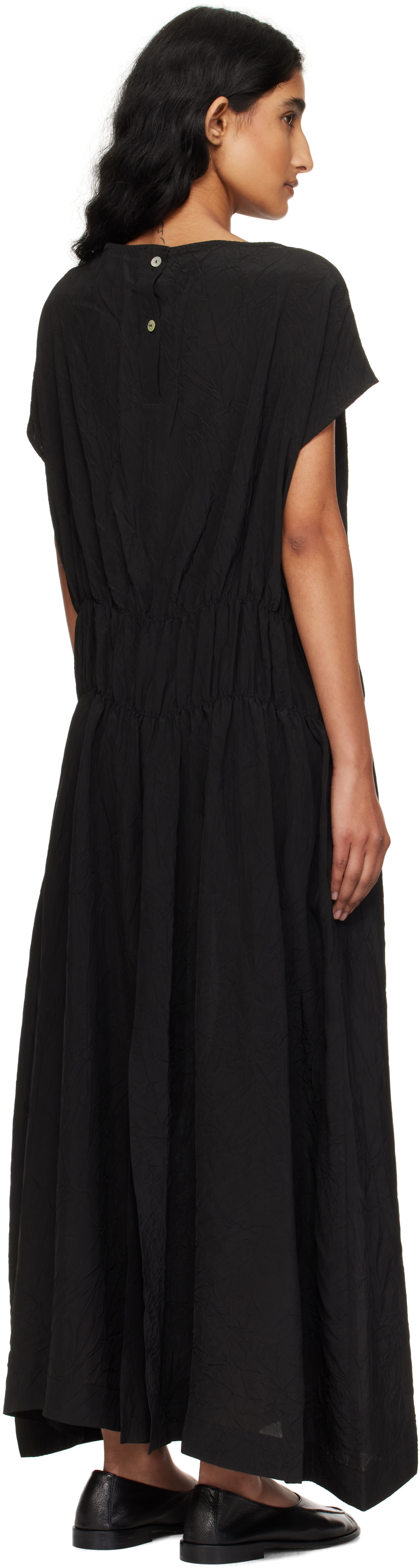 Studio Nicholson - Robe midi Simos noire