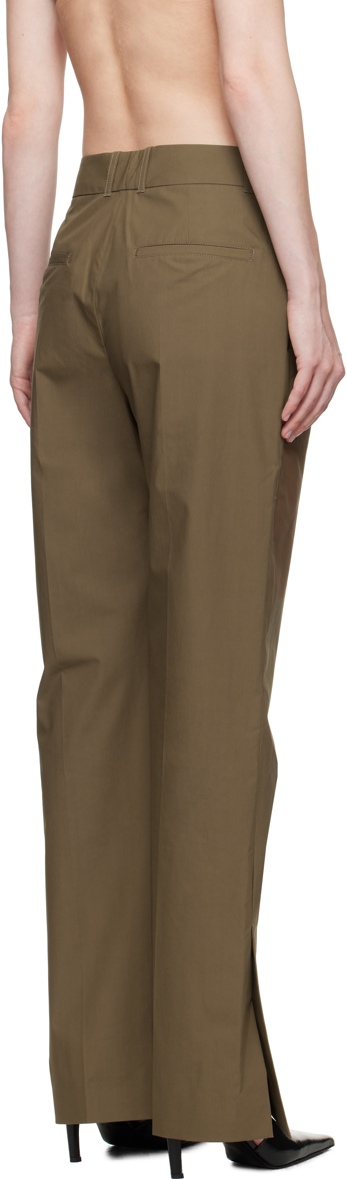 Studio Nicholson - Pantalon Mitra taupe