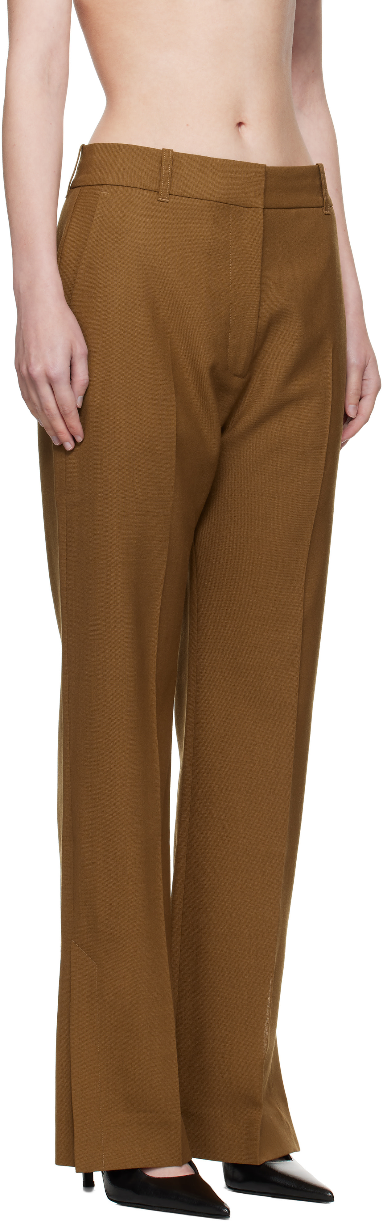 Studio Nicholson - Pantalon Mitra brun