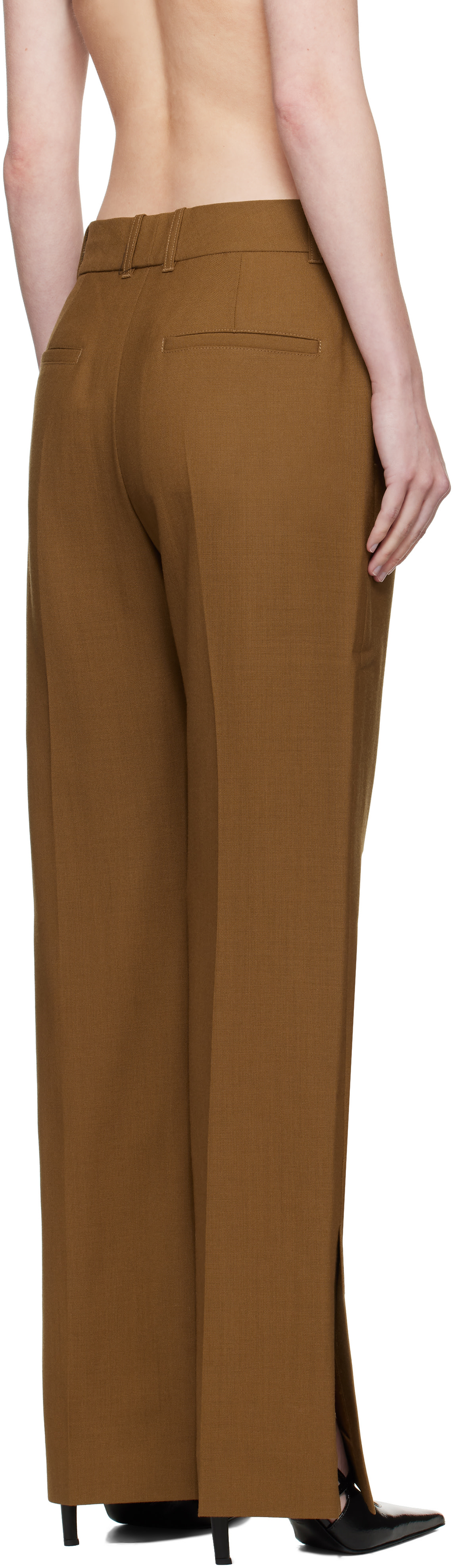 Studio Nicholson - Pantalon Mitra brun