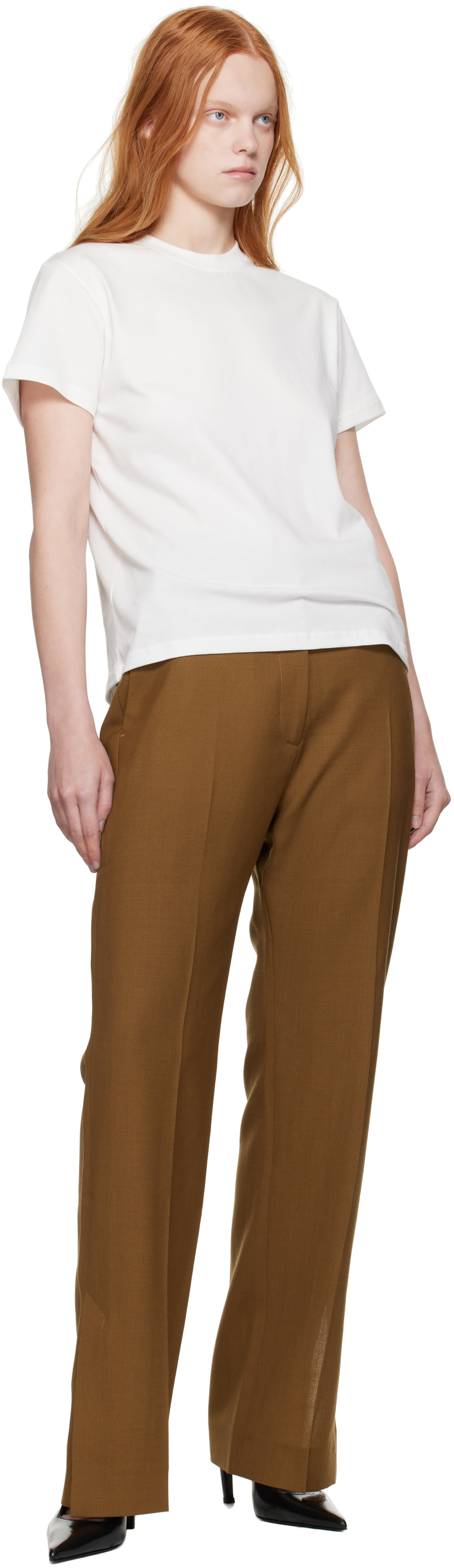 Studio Nicholson - Pantalon Mitra brun