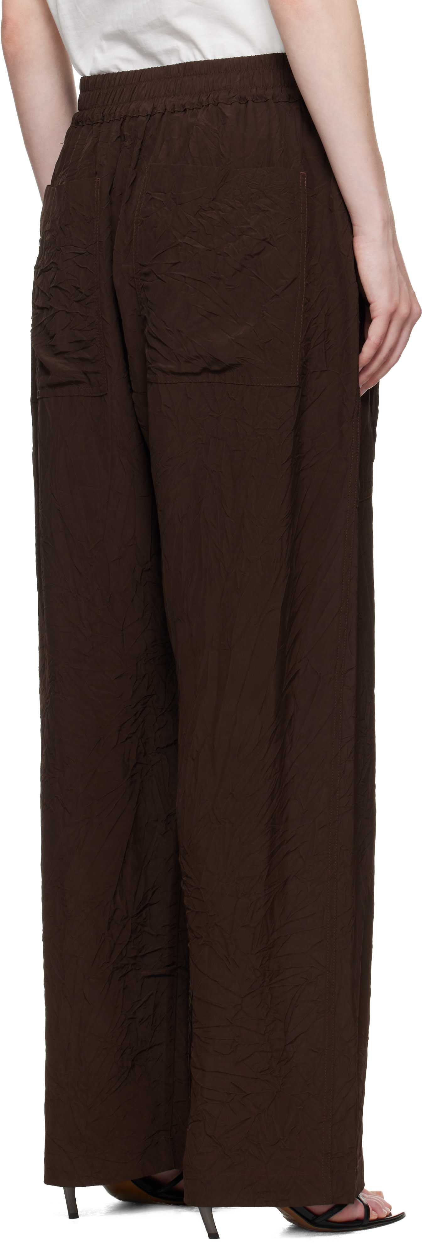 Studio Nicholson: Brown Capel Trousers | SSENSE