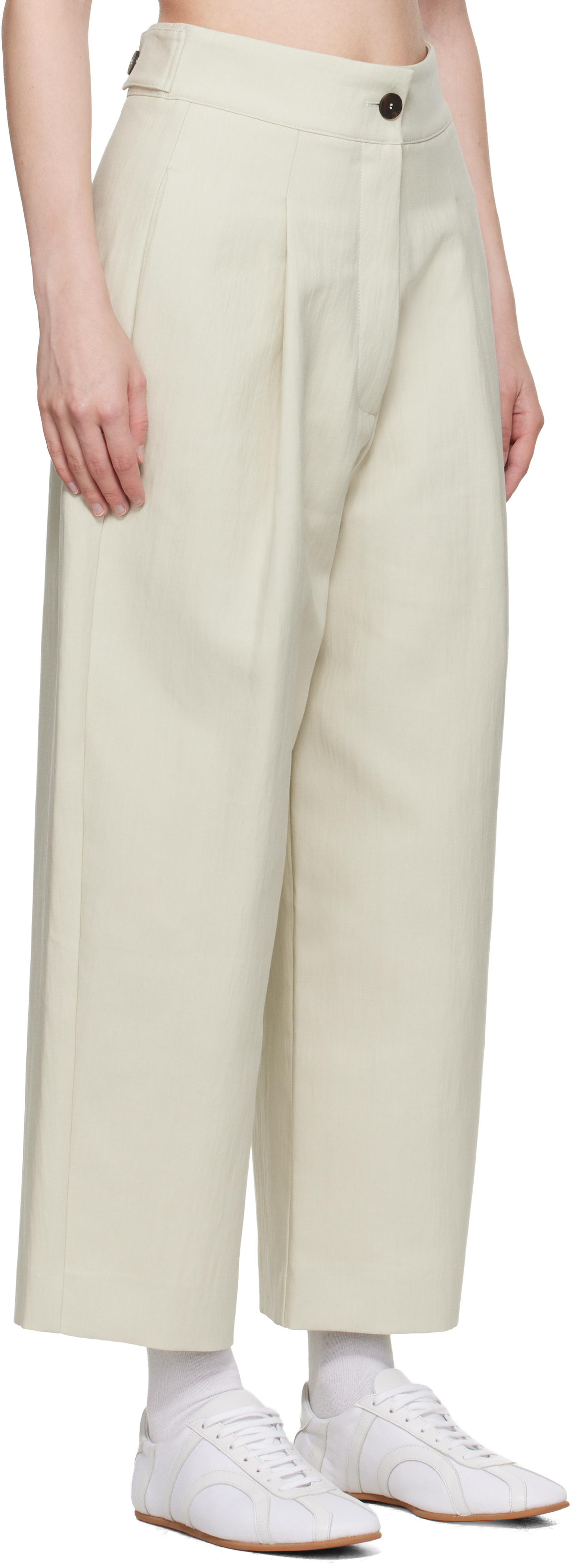 Studio Nicholson - Pantalon Fellini beige