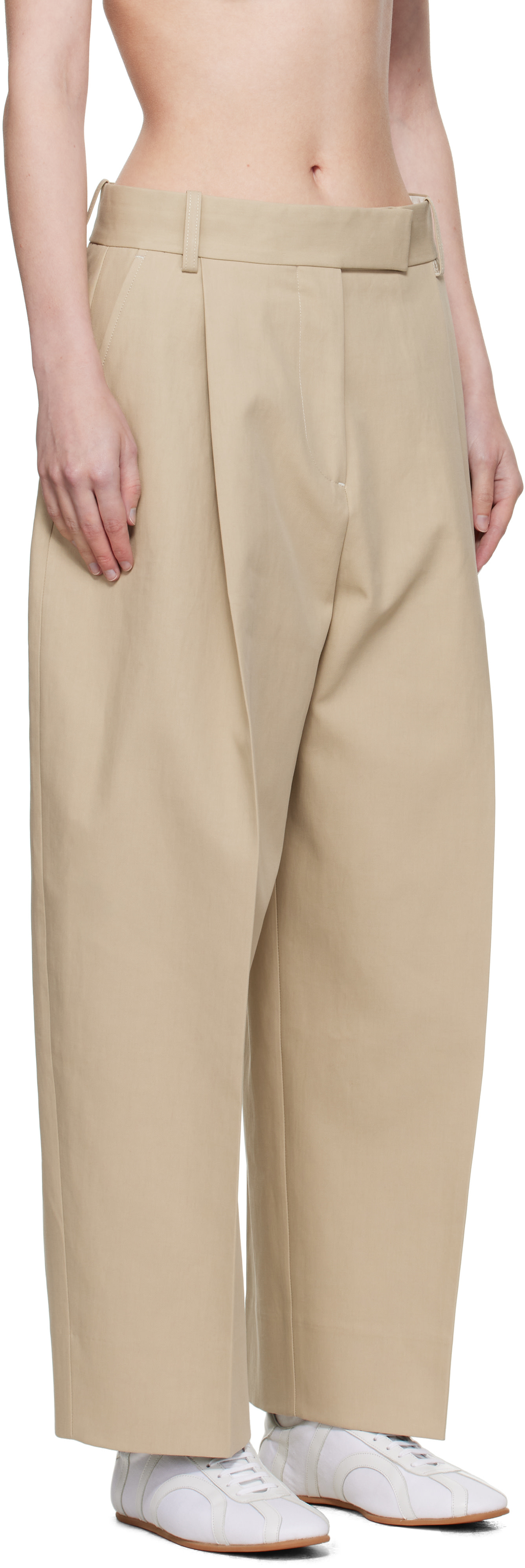 Studio Nicholson - Pantalon Nasser beige