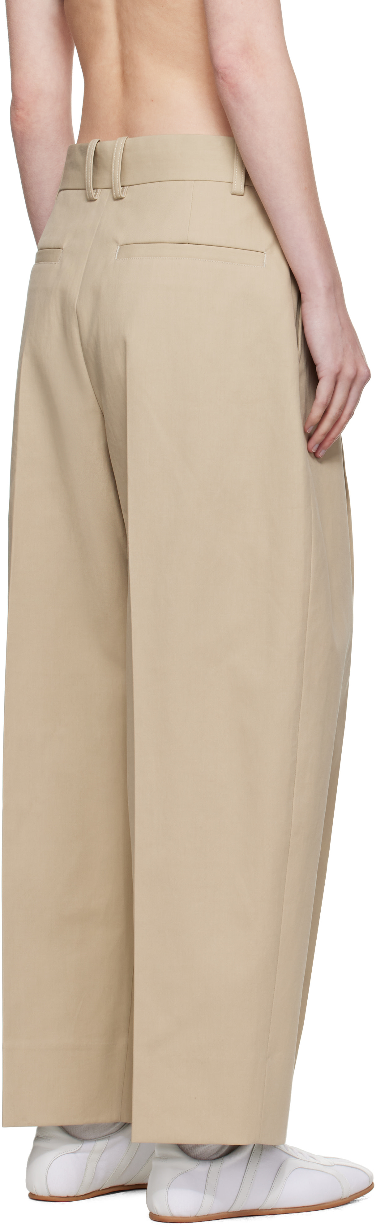 Studio Nicholson - Pantalon Nasser beige