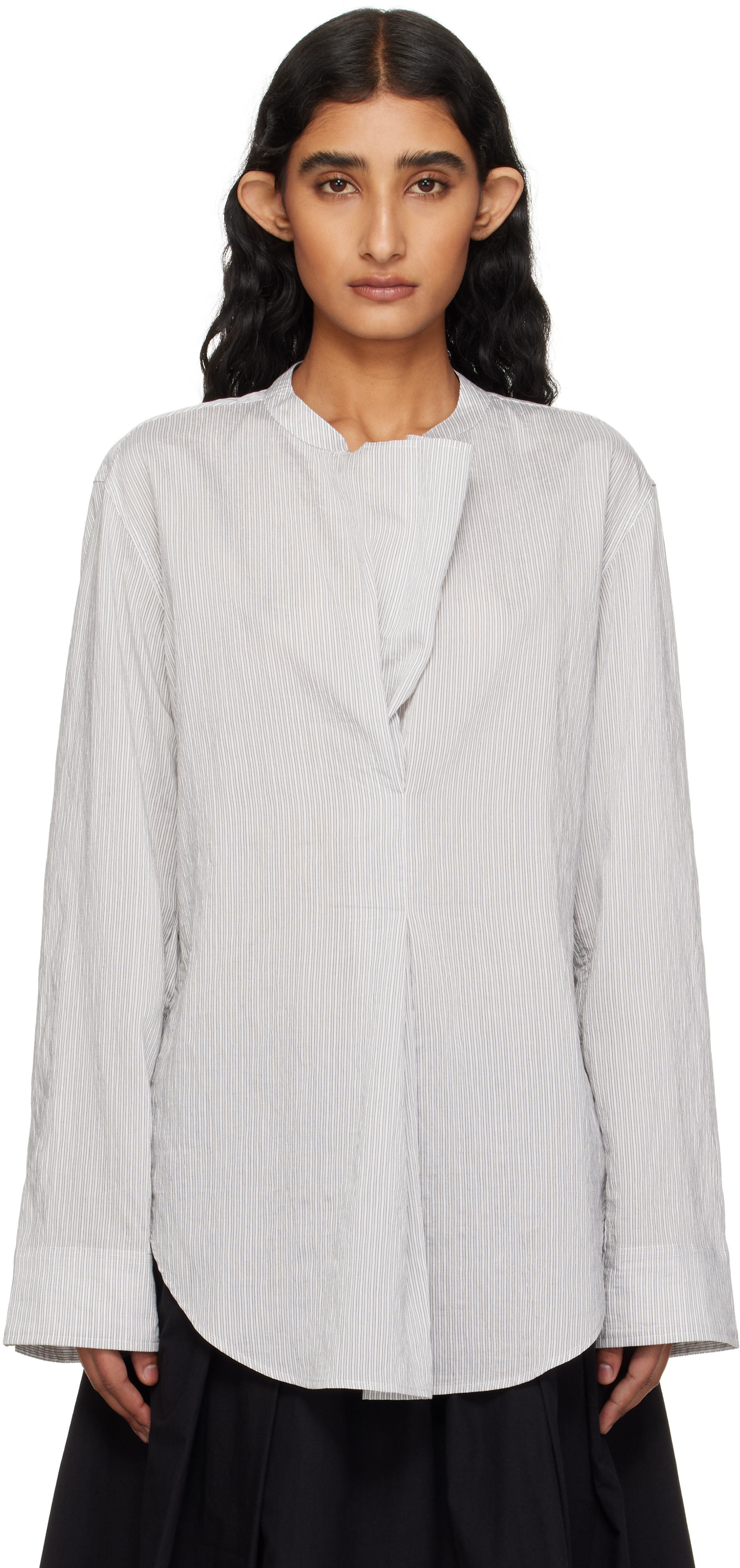 Studio Nicholson - Chemisier Pampa gris