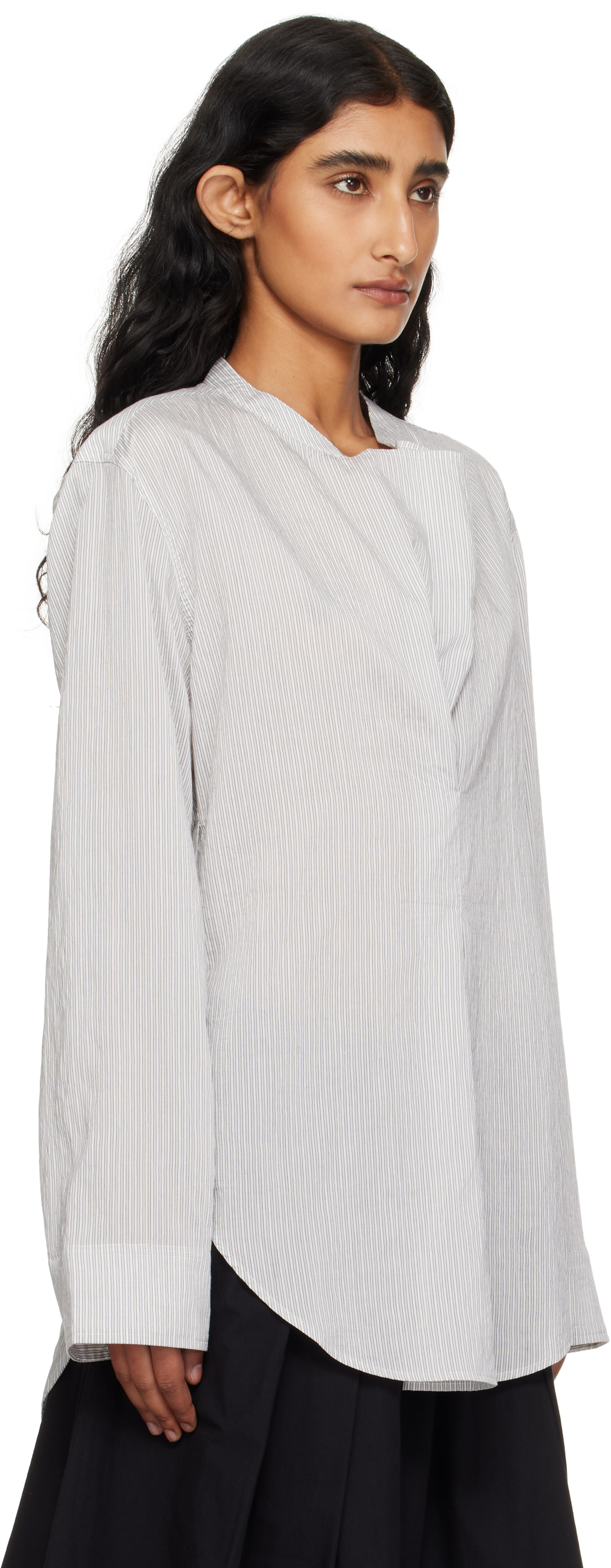 Studio Nicholson - Chemisier Pampa gris