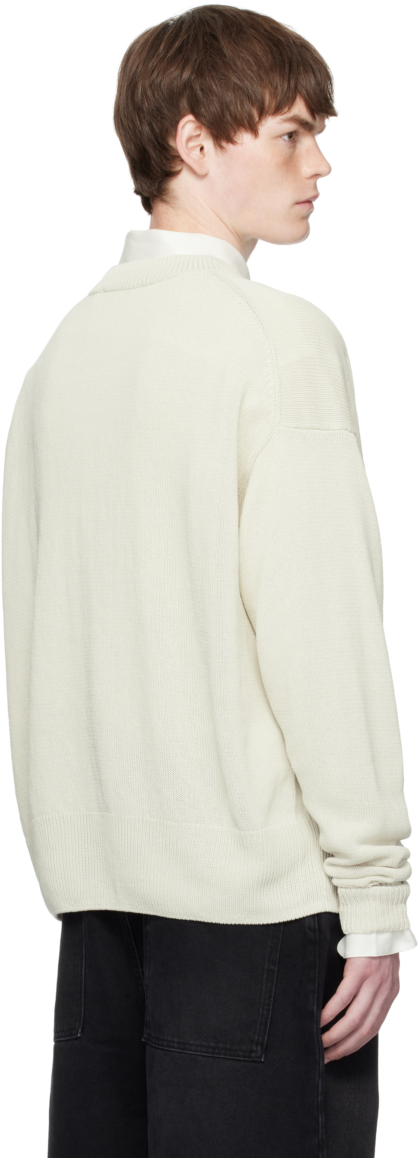 Studio Nicholson - Pull Kami gris