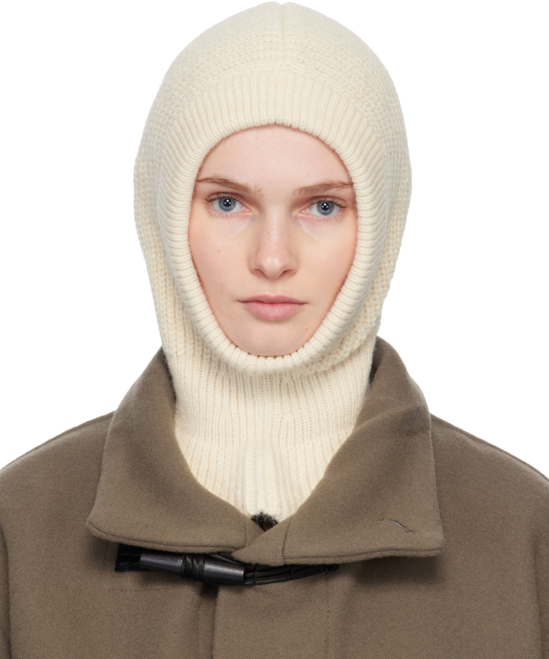LEMAIRE: Off-White Hood Balaclava | SSENSE Denmark