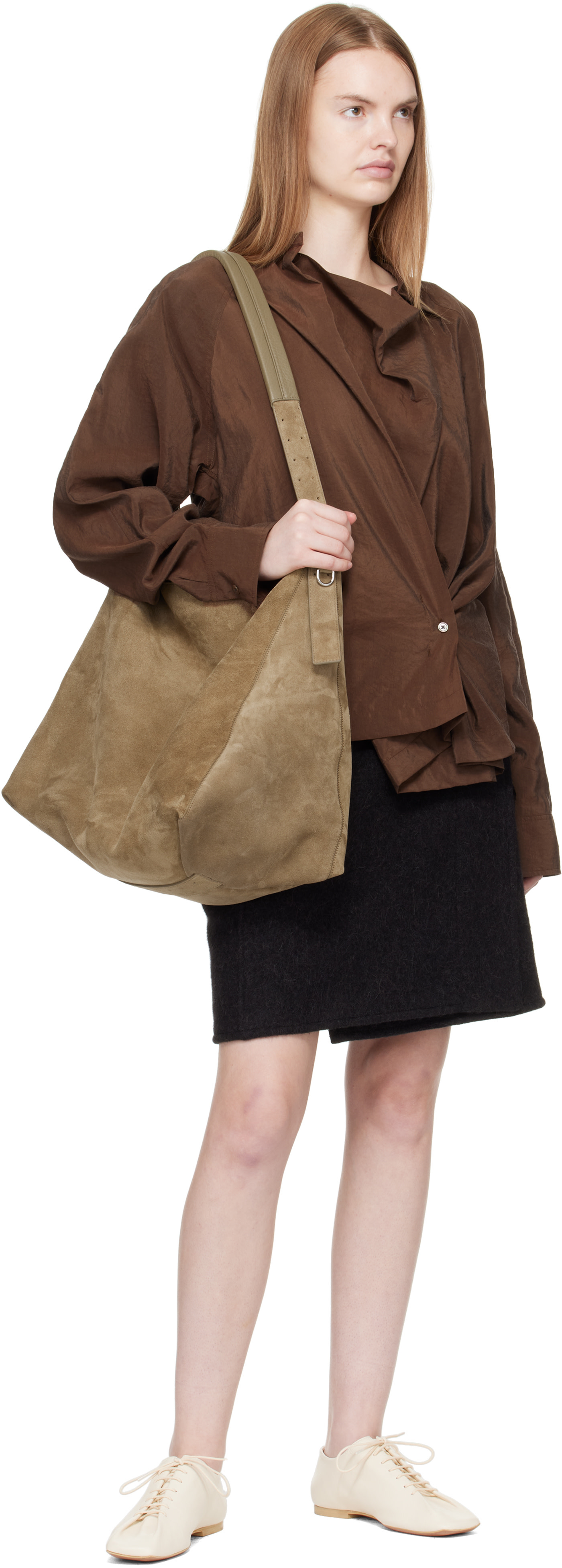 LEMAIRE: Tan Belted Bag | SSENSE