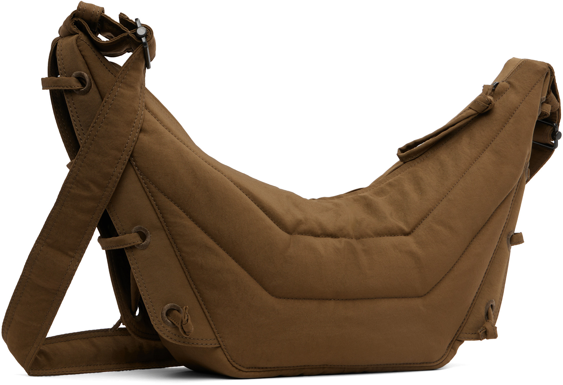 LEMAIRE: Tan Small Soft Game Bag | SSENSE