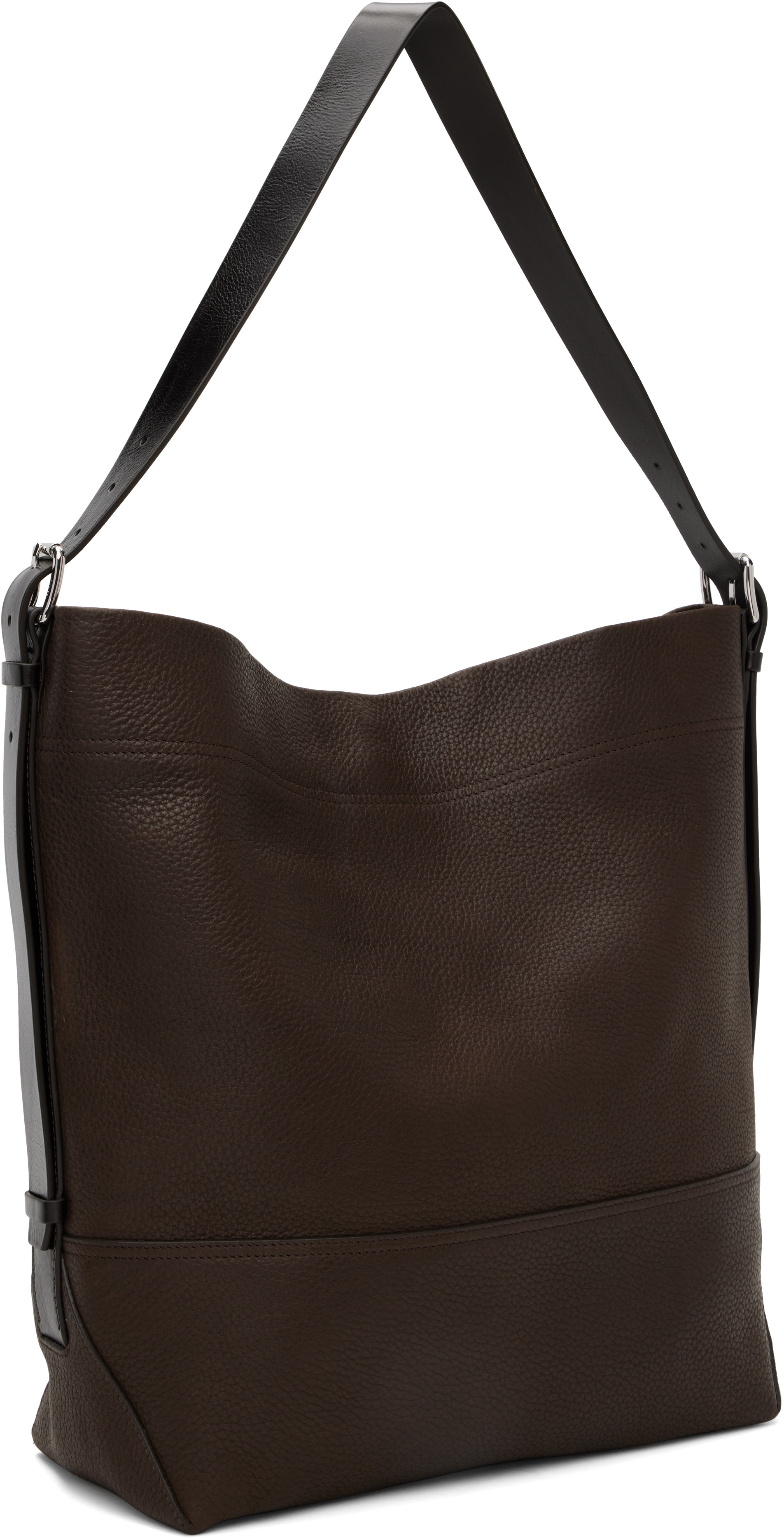N*r様 LEMAIRE BELTED TOTE BAG ダークブラウン LEMAIRE: Brown Belted Tote | SSENSE