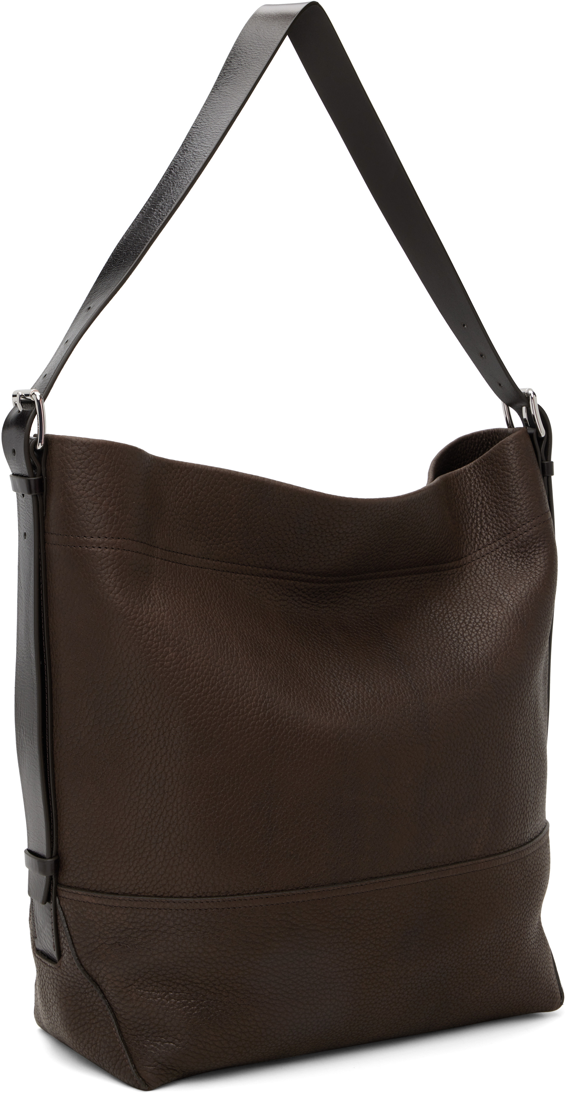 LEMAIRE: Brown Belted Tote | SSENSE Germany