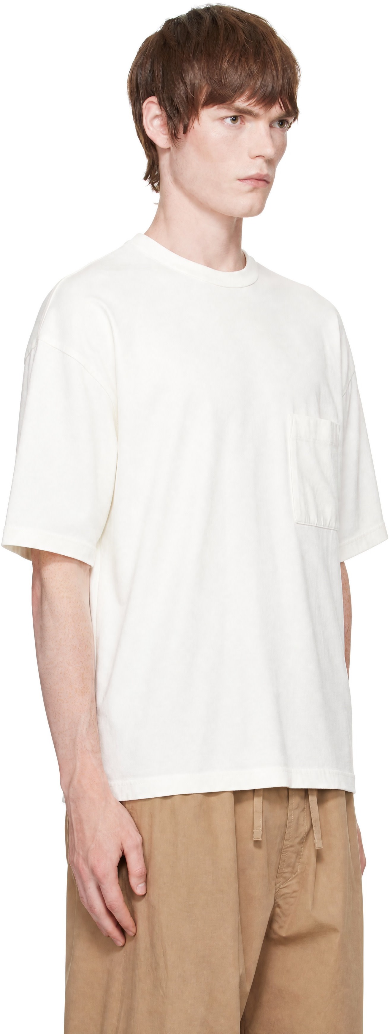 LEMAIRE - オフホワイト 半袖Tシャツ