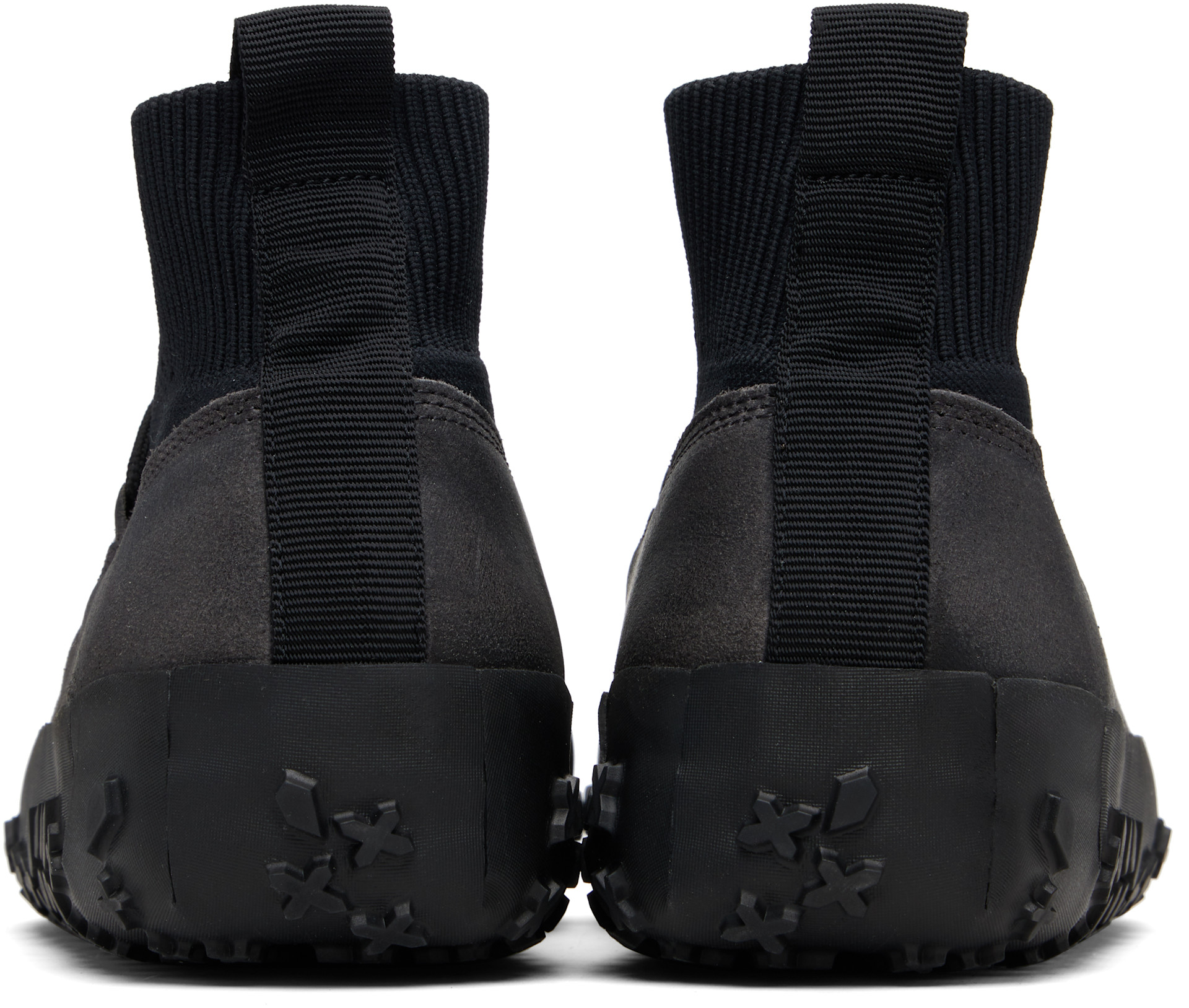 LEMAIRE: Black Vibram Wrap On Sneakers | SSENSE