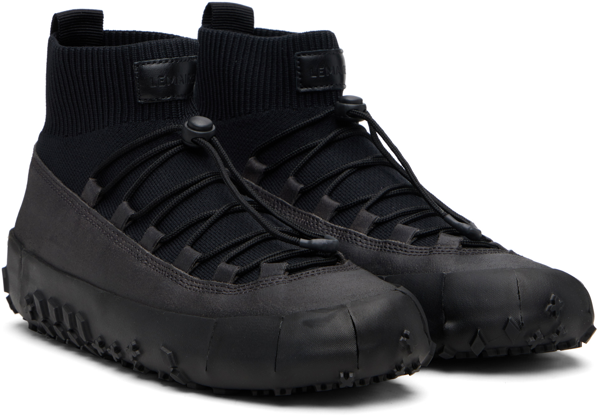 LEMAIRE - ブラック Vibram Wrap On スニーカー