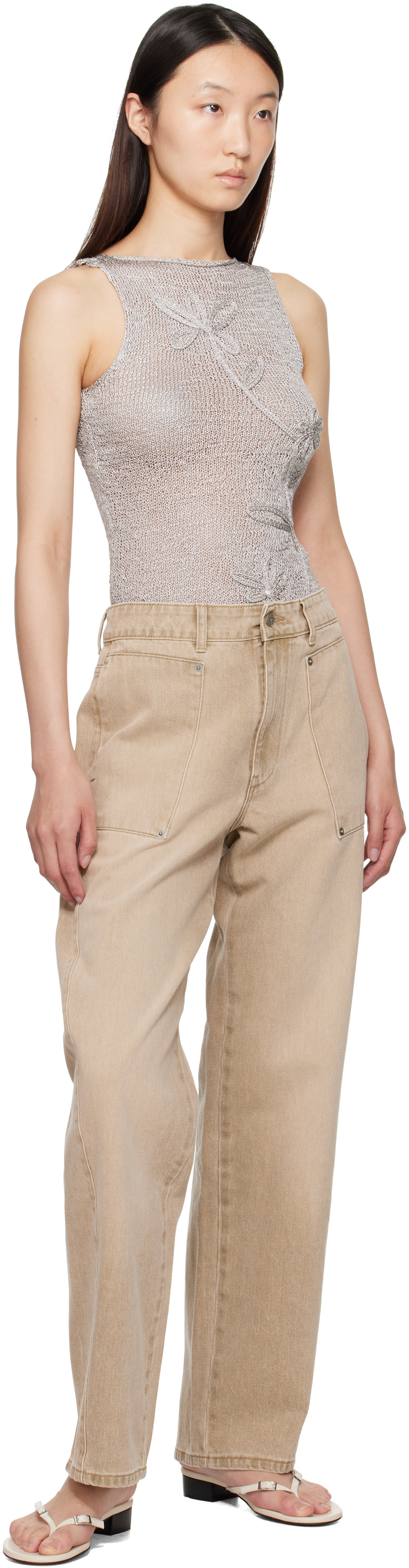 Paloma Wool: Gray Orlando Jeans | SSENSE