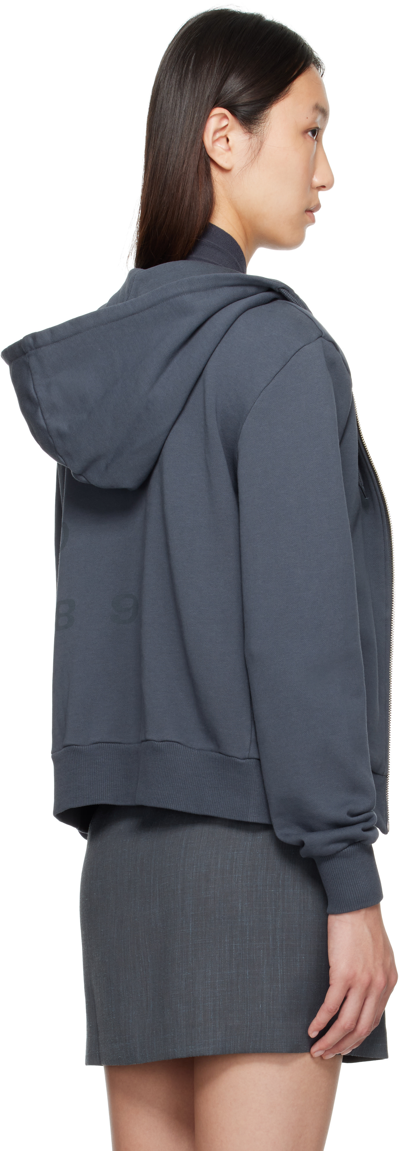 Paloma Wool - Pull à capuche Lio bleu marine
