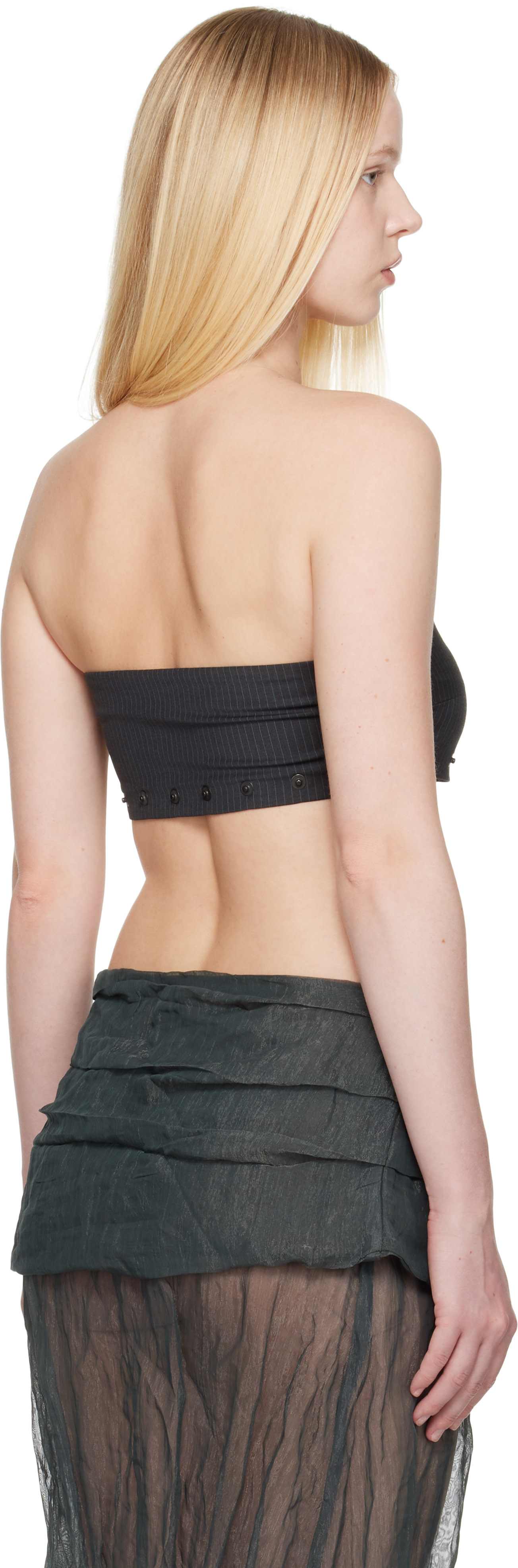 Paloma Wool: Gray Nita Bandeau Top | SSENSE