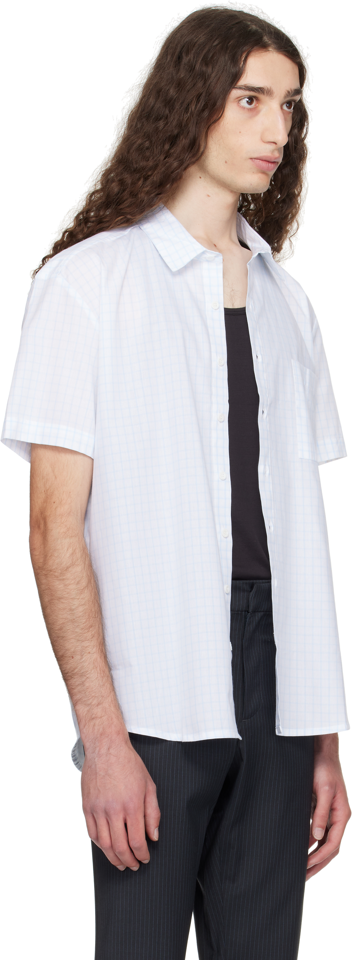 Paloma Wool: Blue Tiza Shirt | SSENSE
