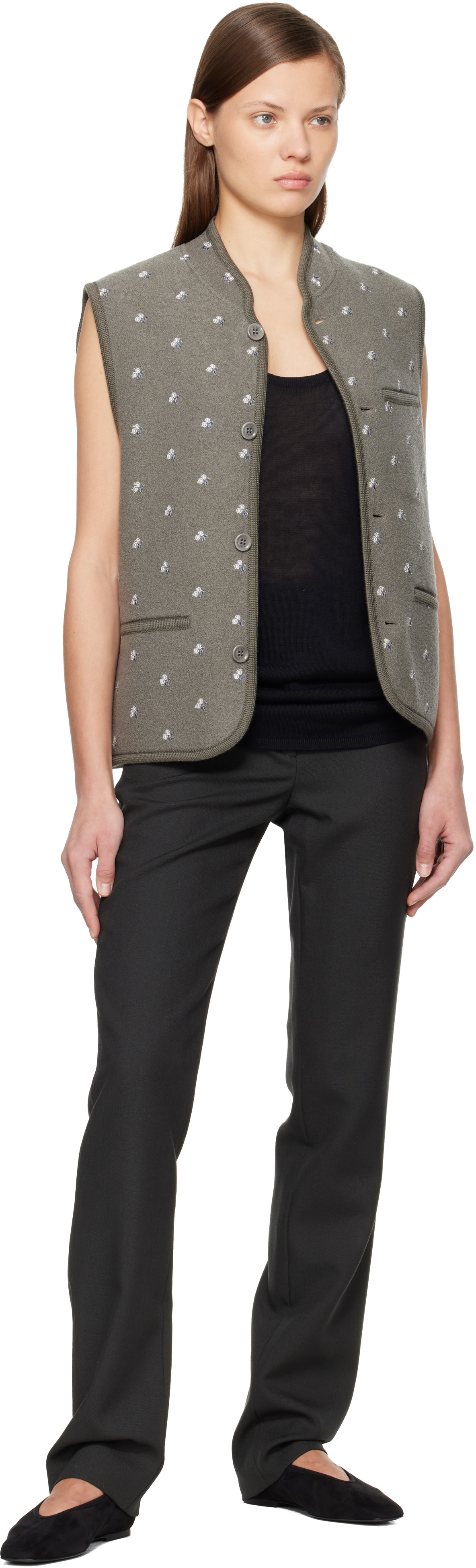 Rier - Pantalon ajusté noir