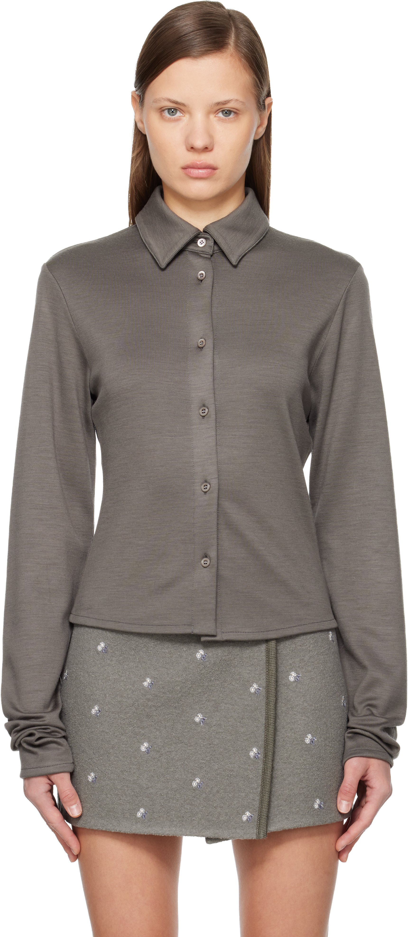 Rier - Chemise grise - Polar