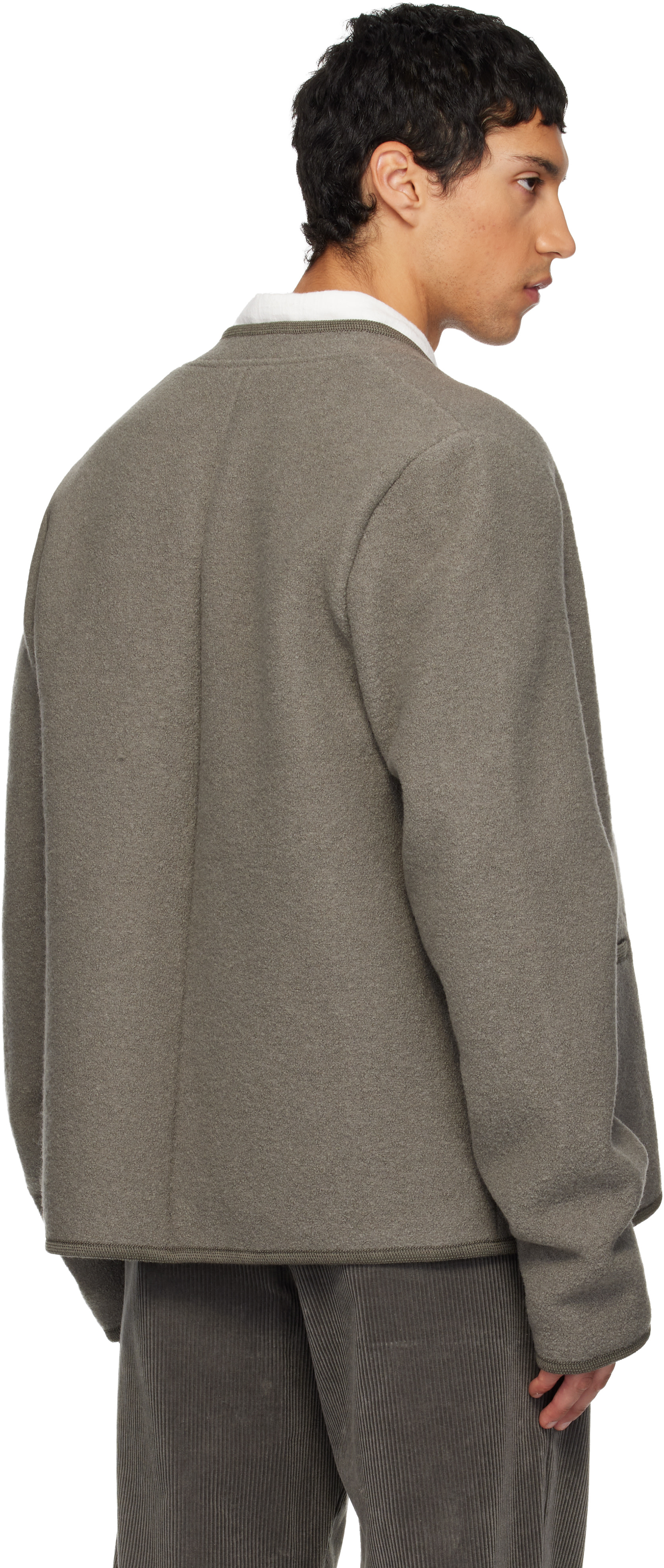 ジャケット・アウター RIER walker jacket RIER | Walker jacket city castoro | 100% natural wool | made in