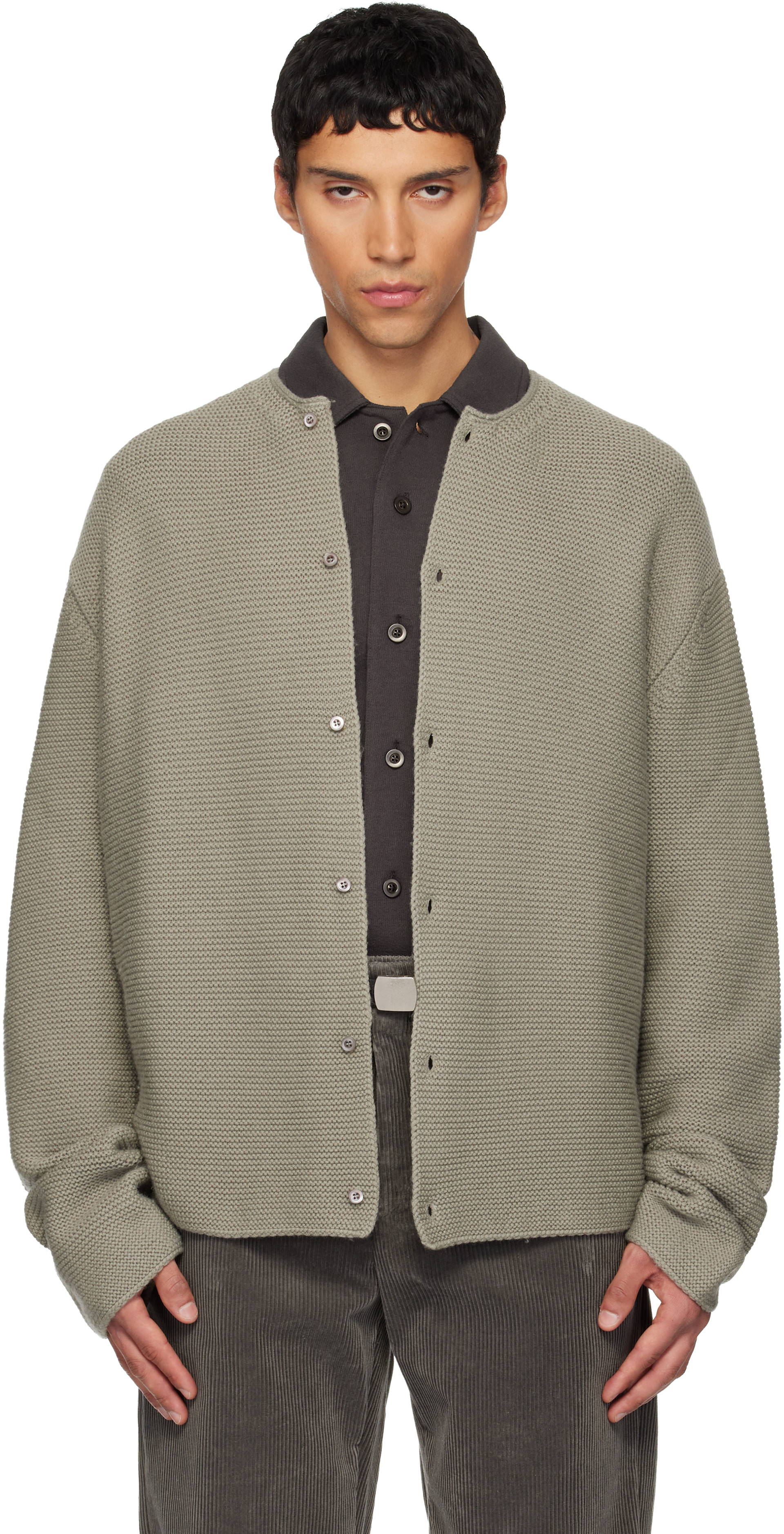 Rier - Cardigan Tyrolean gris
