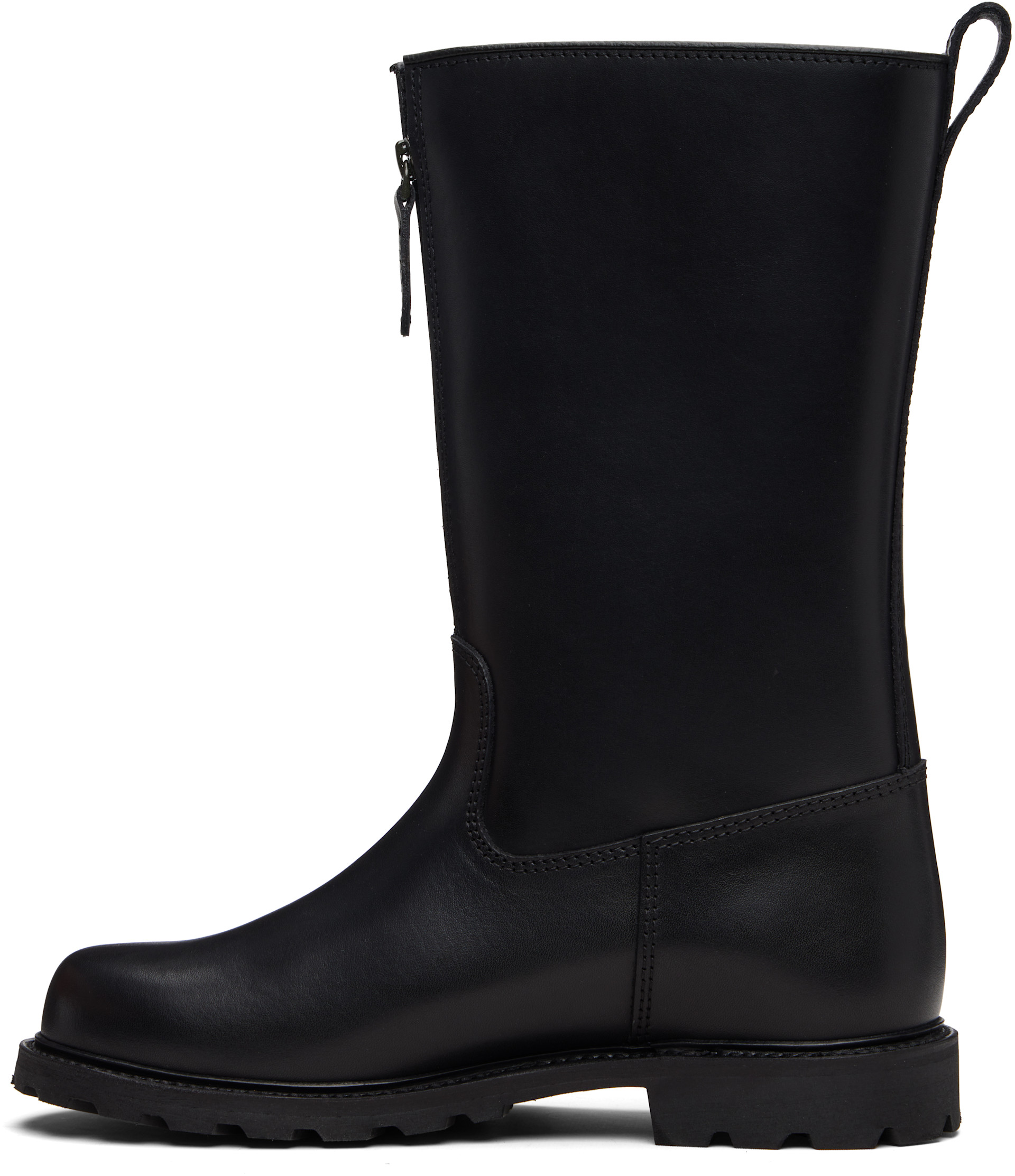 Rier: Black Ludwig Reiter Edition Tractor Boots | SSENSE