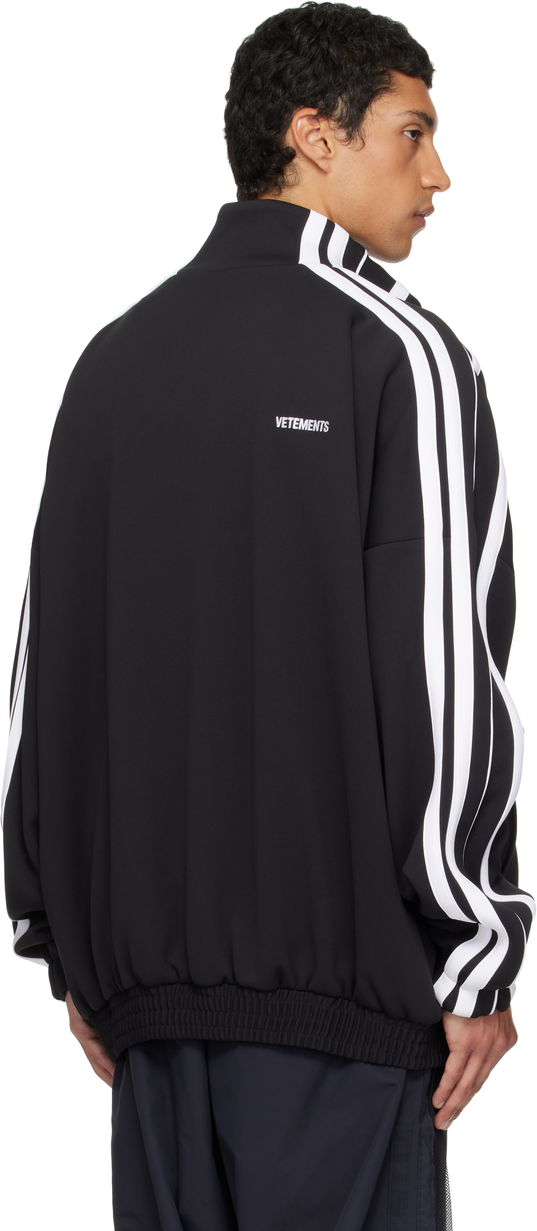 VETEMENTS - 블랙 짐 트랙 재킷