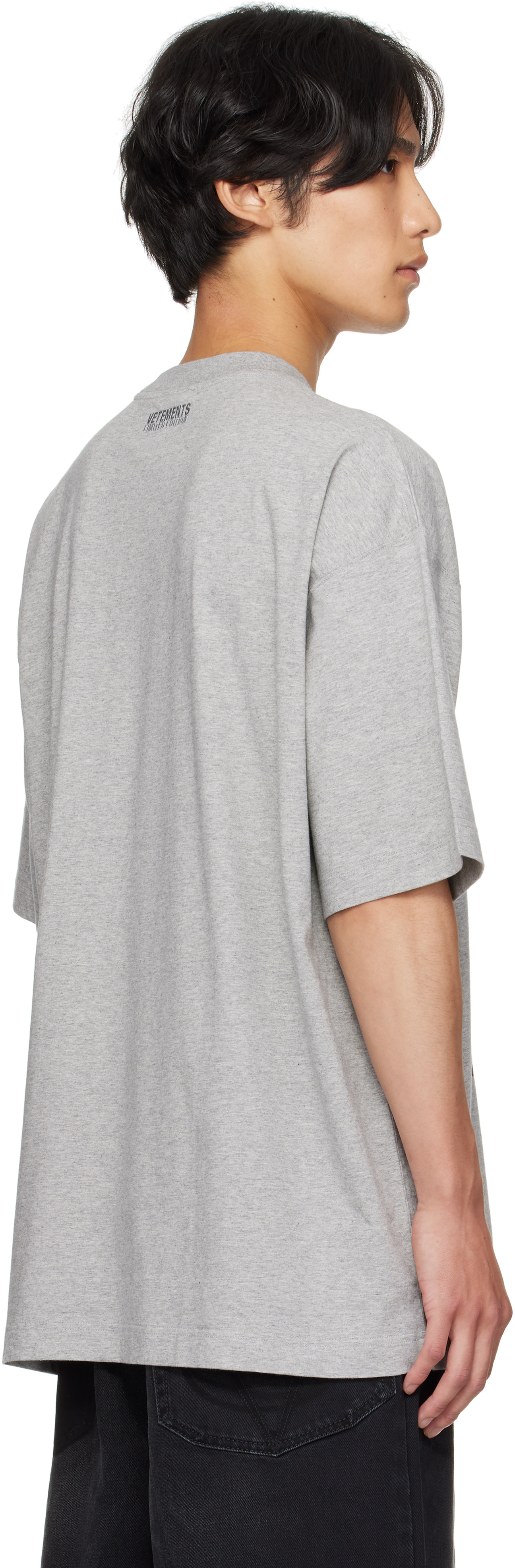 リ*ド様 VETEMENTS オーバーサイズTシャツ VETEMENTS ヴェトモン オーバーサイズ Tシャツ 黒 | SOHOO