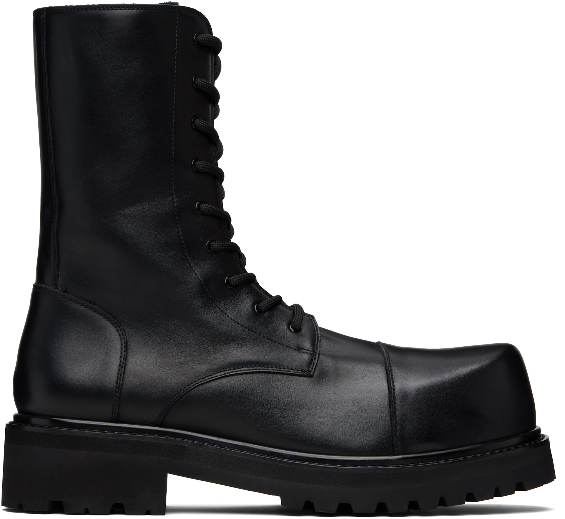 VETEMENTS - Black Stomp Compact Boots
