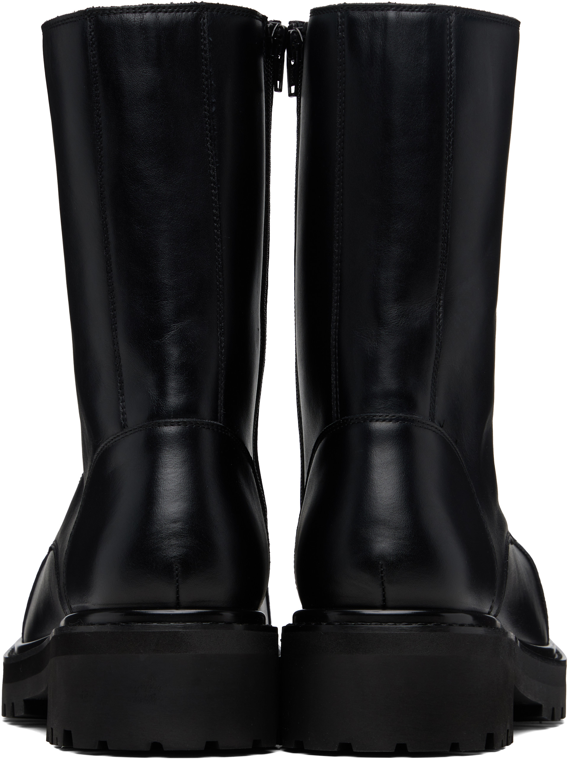 VETEMENTS - Black Stomp Compact Boots