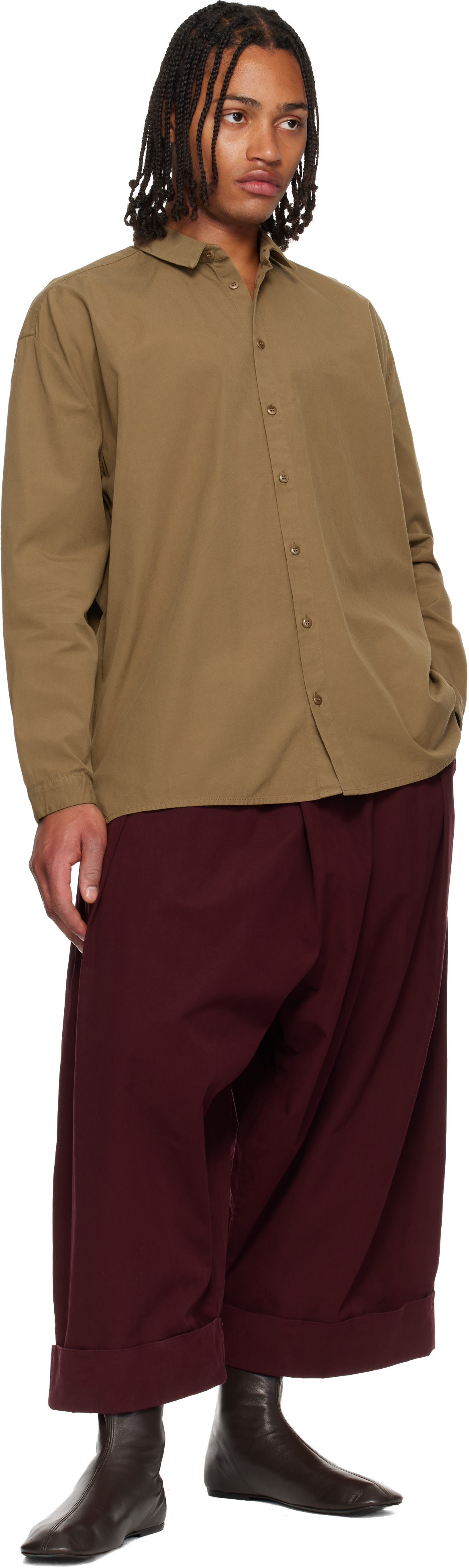 Toogood: Beige 'The Draughtsman' Shirt | SSENSE Germany