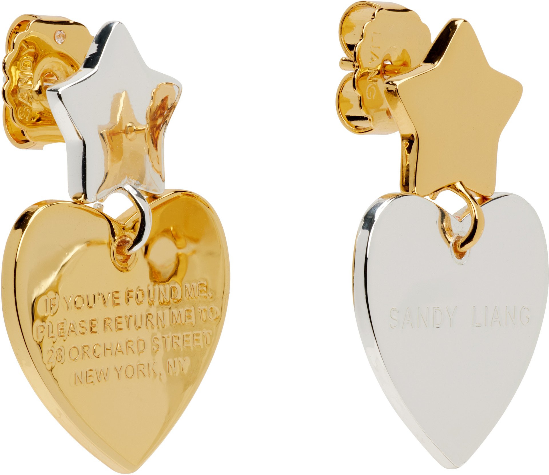 Sandy Liang: Lucky ピアス | SSENSE 日本