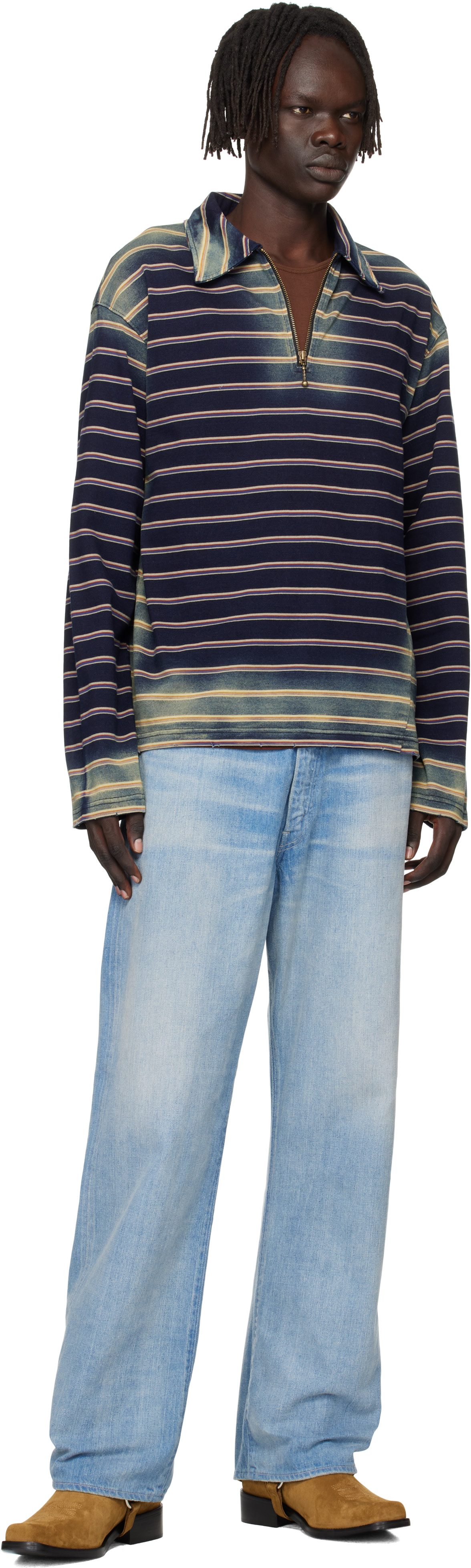 Toga Virilis: SSENSE Exclusive Brown Suede Boots | SSENSE