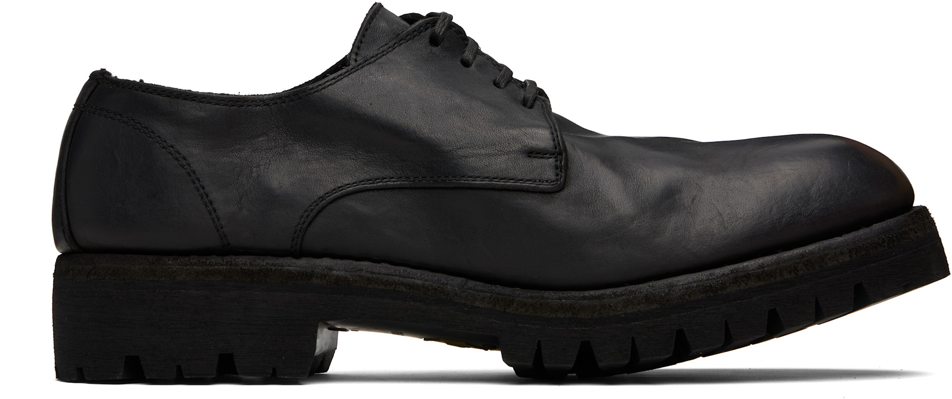 Guidi - 블랙 792V 더비 슈즈