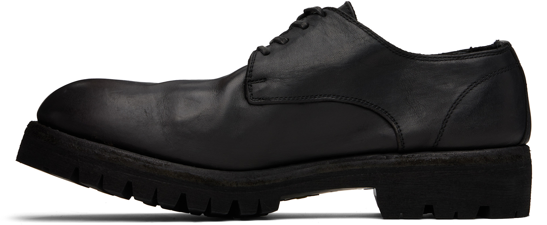 Guidi - 블랙 792V 더비 슈즈