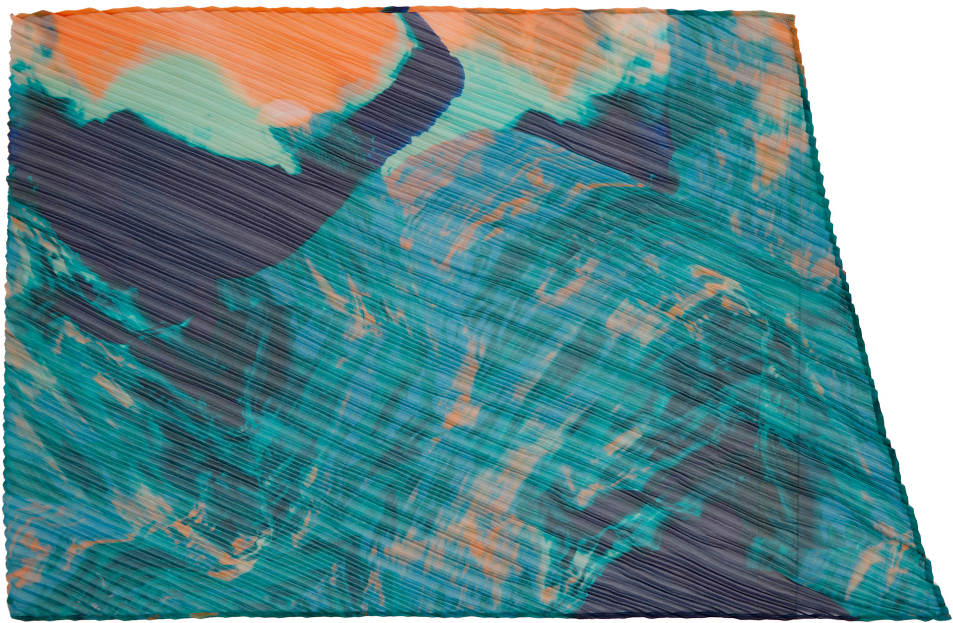 HOMME PLISSÉ ISSEY MIYAKE: Green Agate Scarf | SSENSE