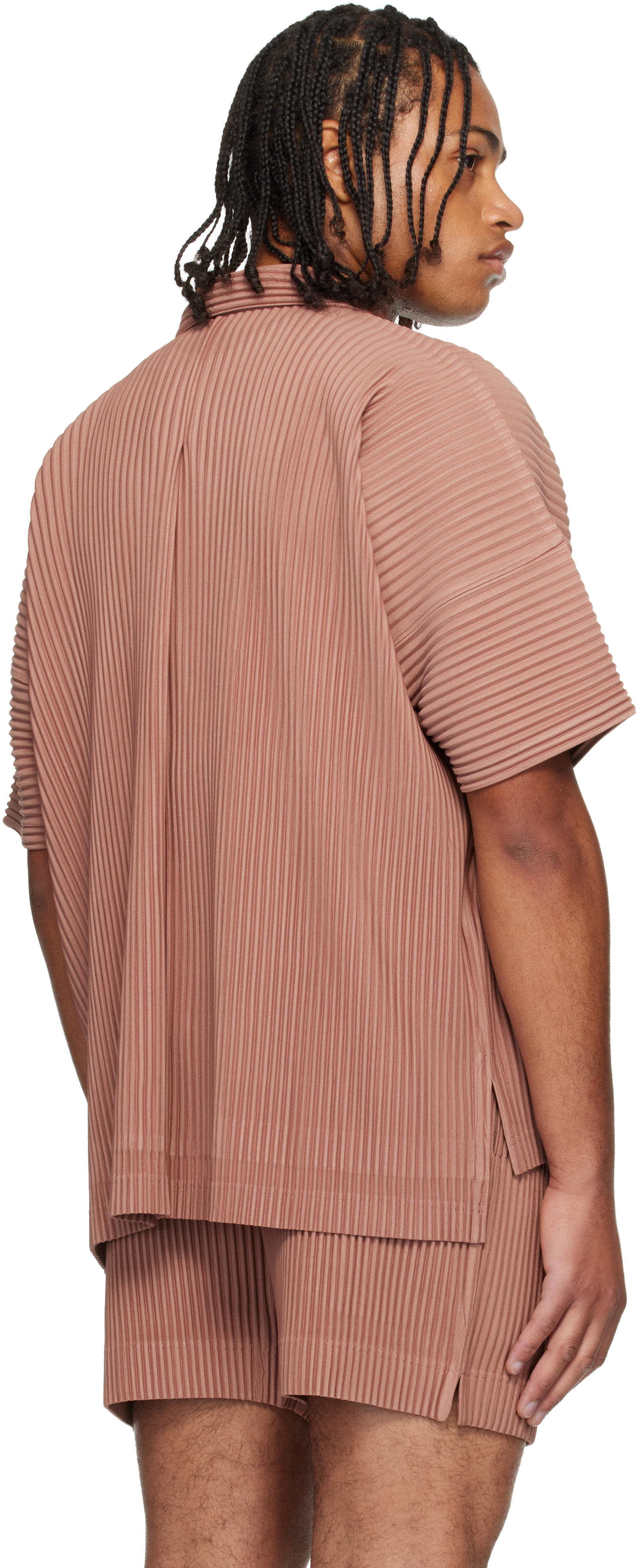 HOMME PLISSÉ ISSEY MIYAKE: Tan Monthly Color July Shirt | SSENSE