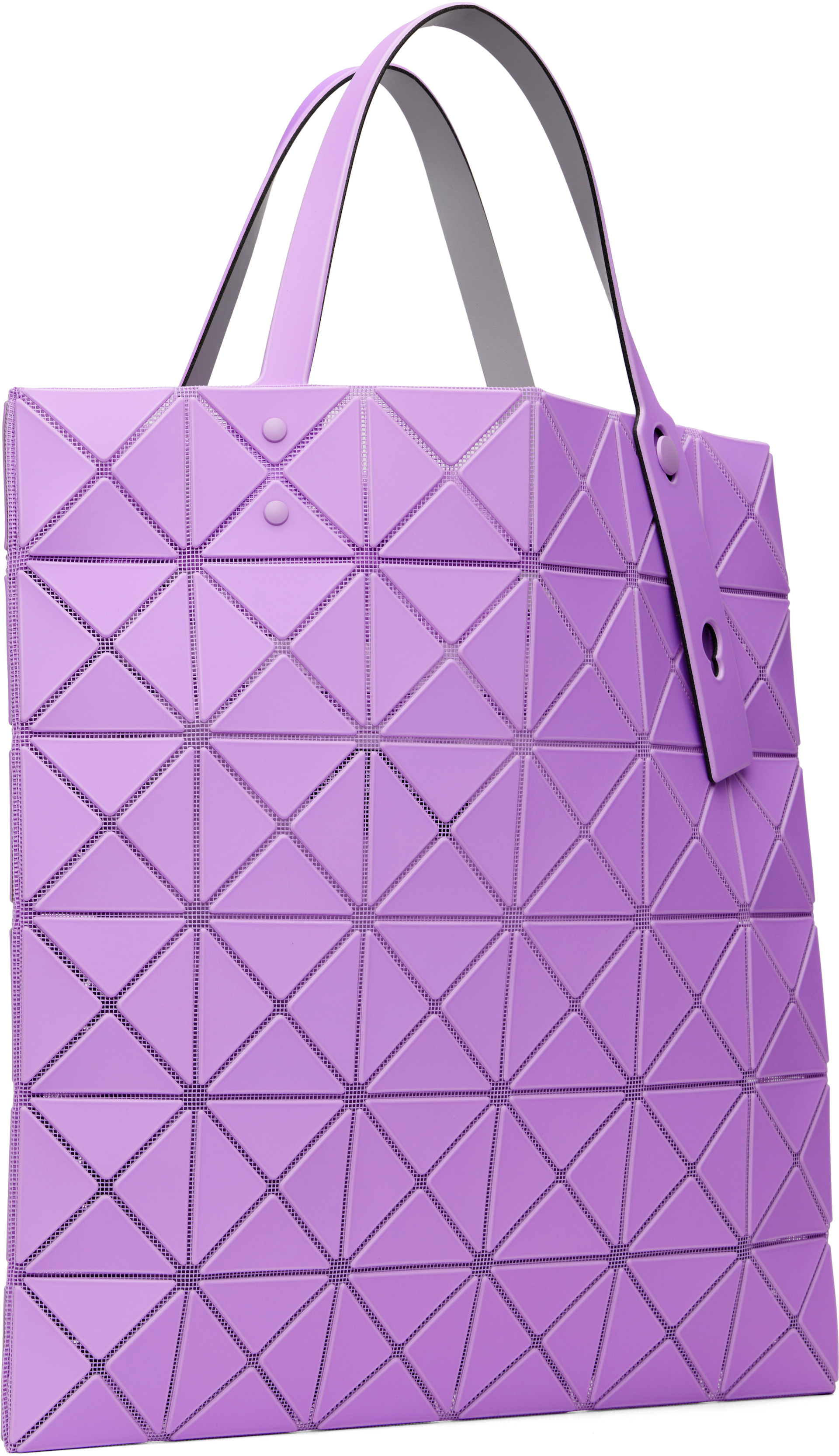 BAO BAO ISSEY MIYAKE: Purple Lucent W Color Tote | SSENSE Italy